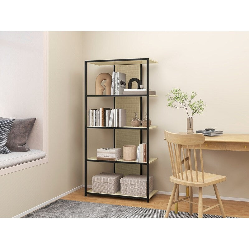 31"W 5 LAYER RACK,Suitable for Bedroom, Living Room, Study, Dining Room and Entrance