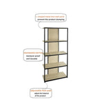 31"W 5 LAYER RACK,Suitable for Bedroom, Living Room, Study, Dining Room and Entrance