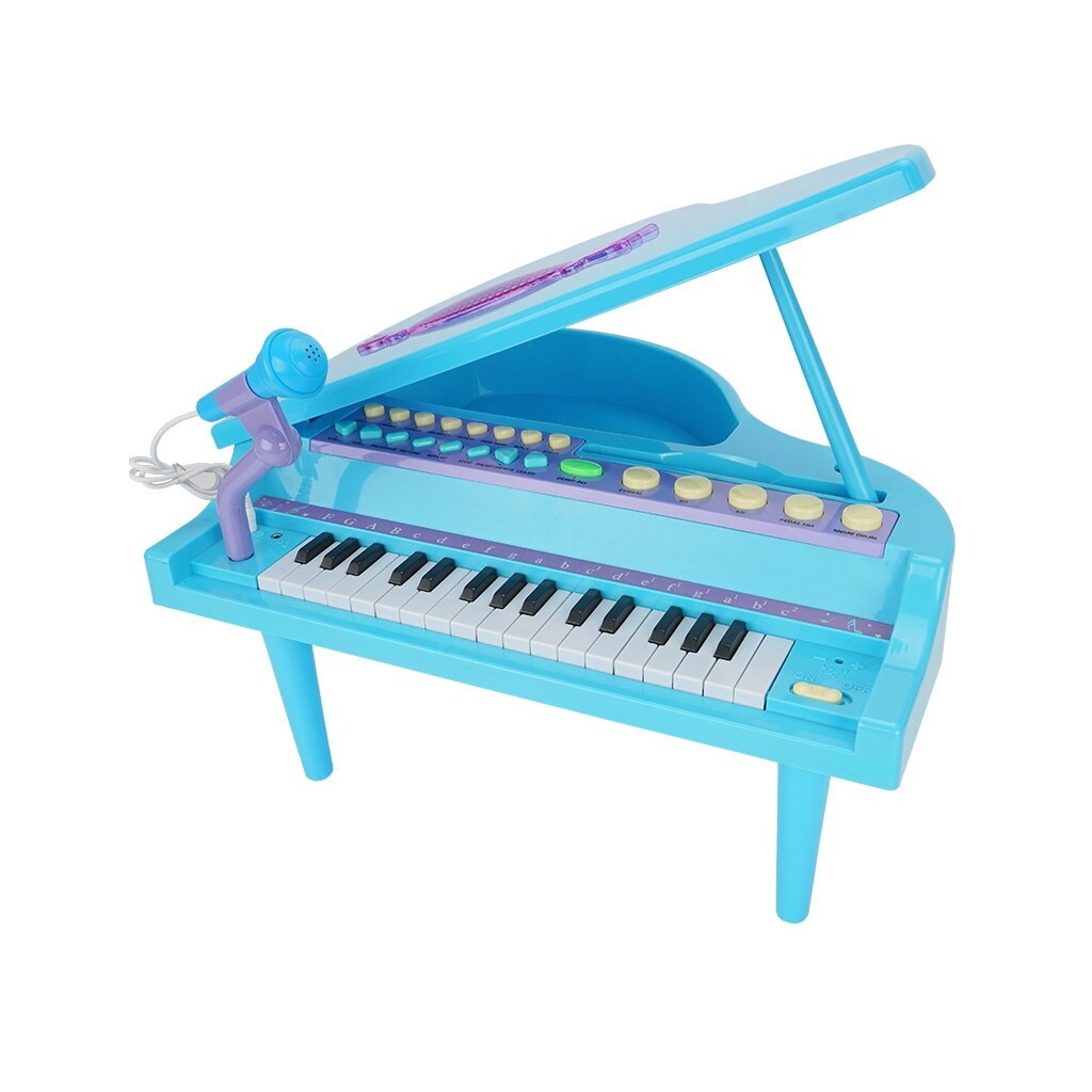 32-Key Piano Keyboard With Bench Detachable Legs Music Score Microphone
