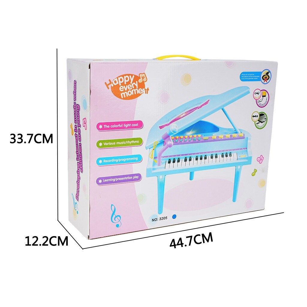 32-Key Piano Keyboard With Bench Detachable Legs Music Score Microphone