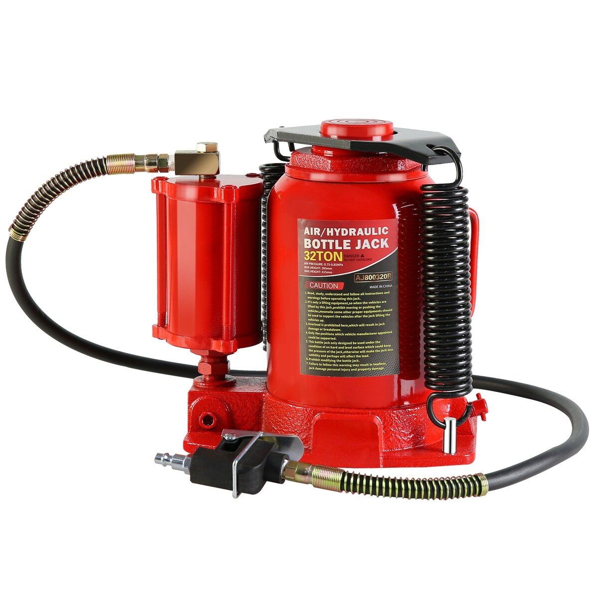32-Ton Hydraulic Bottle Jack Air-Operated Bottle Jack Lift