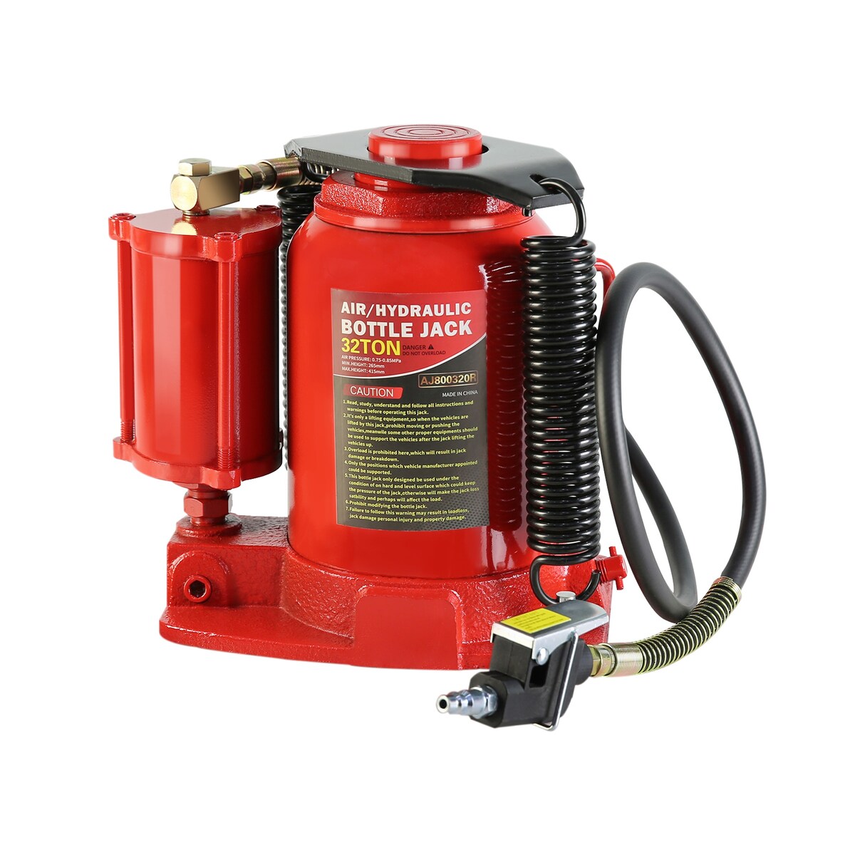 32-Ton Hydraulic Bottle Jack Air-Operated Bottle Jack Lift