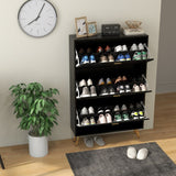 32 "W Entrance Flip Shoe Cabinet with Gold Stripe, 3 Drawers Light Luxury Vertical Shoe Rack