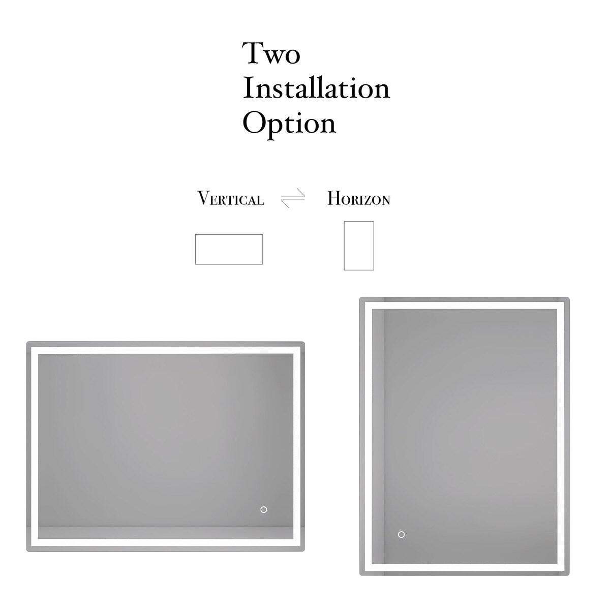 32 in. W x 24 in. H Rectangular Frameless Bluetooth Music Anti-Fog LED Light Bathroom Vanity Mirror - 32x24"