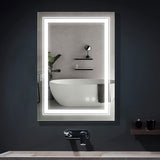 32 x 24 LED Lighted Bathroom Wall Mounted Mirror