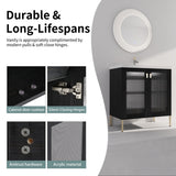 32Inch Freestanding Bathroom Vanity Plywood With Ceramic Sink, Soft Closing Door