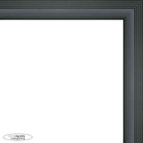 32x20 Contemporary Black Complete Wood Picture Frame with UV Acrylic, Foam Board Backing, & Hardware