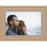 32x20 Traditional Silver Complete Wood Picture Frame with UV Acrylic, Foam Board Backing, & Hardware