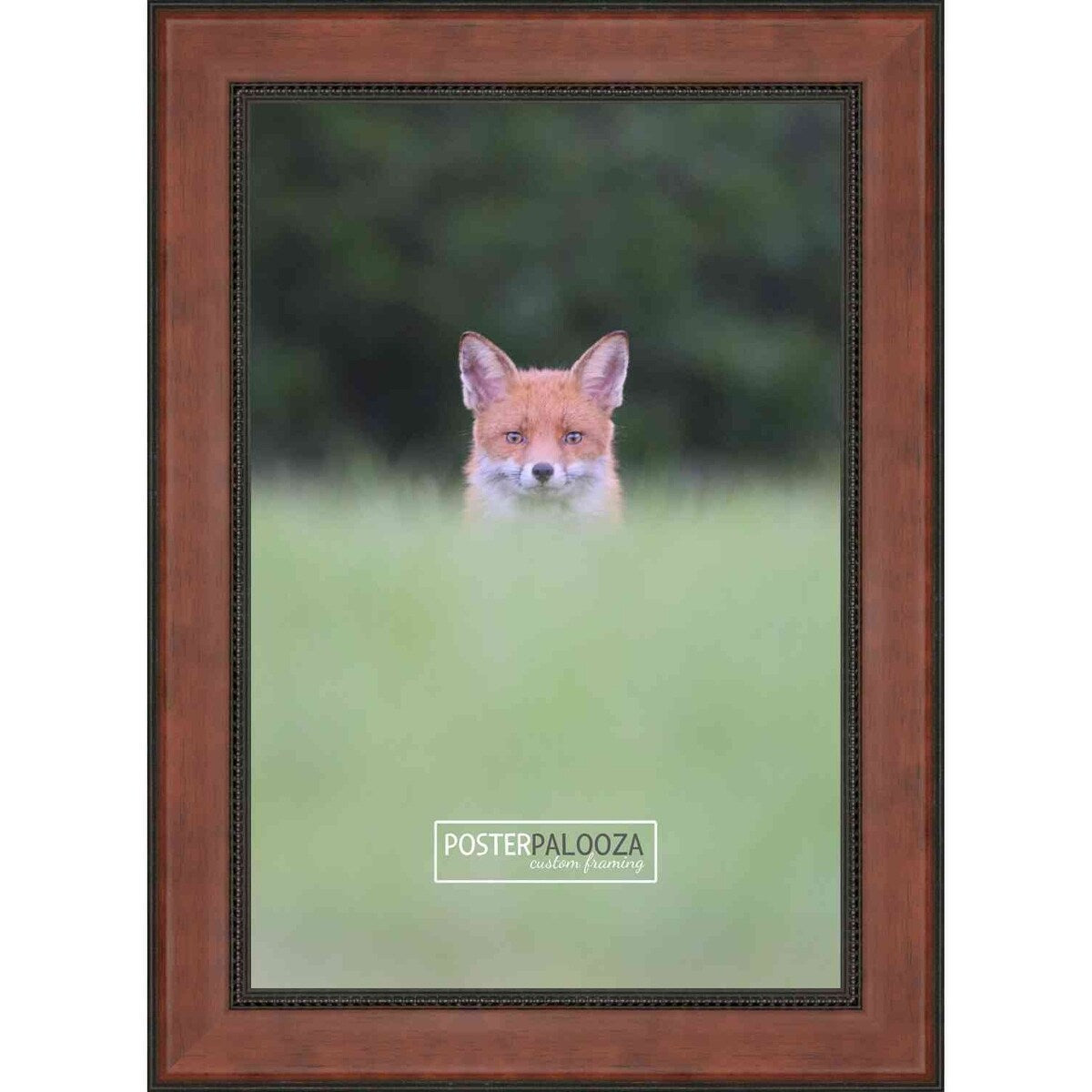 32x22 Traditional Walnut Complete Wood Picture Frame with UV Acrylic, Foam Board Backing, & Hardware