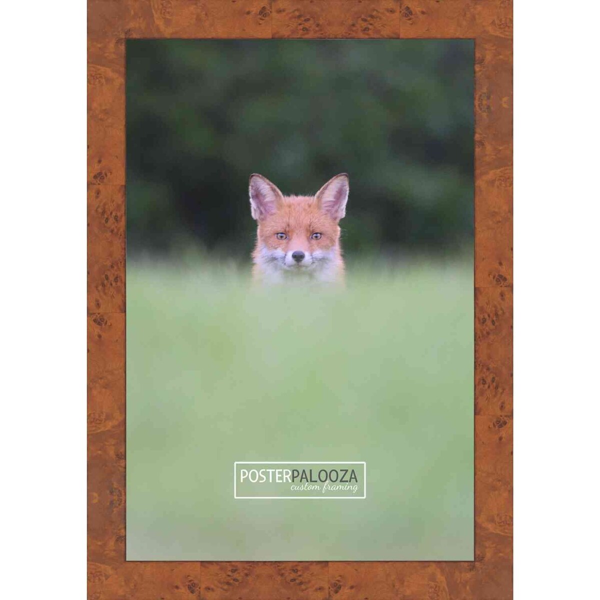 32x26 Veneer Honey Pecan Complete Wood Picture Frame with UV Acrylic, Foam Board Backing, & Hardware