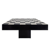 Sagebrook Home Modern 32x32 Resin Chess Set, Black, white - 32.0" x 32.0" x 16.0"