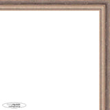 32x32 Traditional Silver Complete Wood Square Picture Frame with UV Acrylic, Foam Board Backing, & Hardware