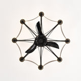 33 Inch Chandelier Ceiling Fan for Bedroom Dining Room