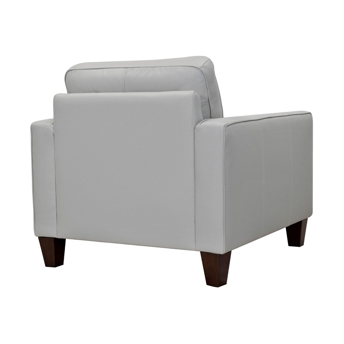 33 Inch Power Reclining Leatherette Accent Chair, White