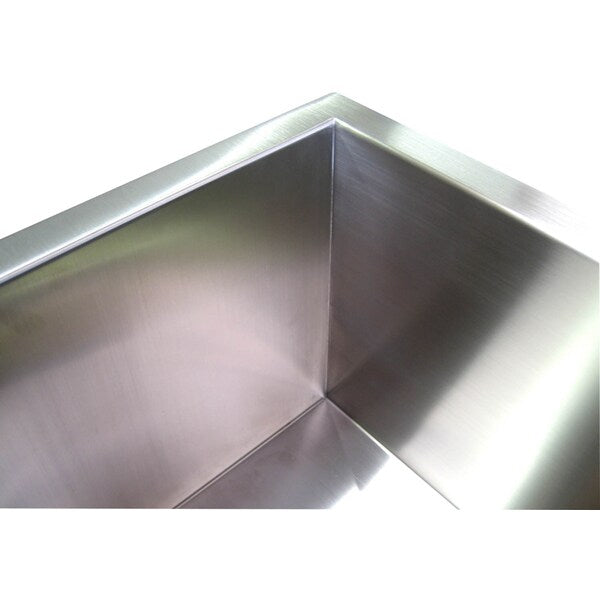 33-inch 16-gauge Farmhouse Double 60/40 Bowl Curve Apron Kitchen Sink