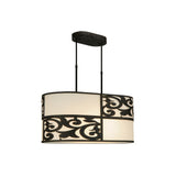 33.5"L Clarabella Oblong Pendant