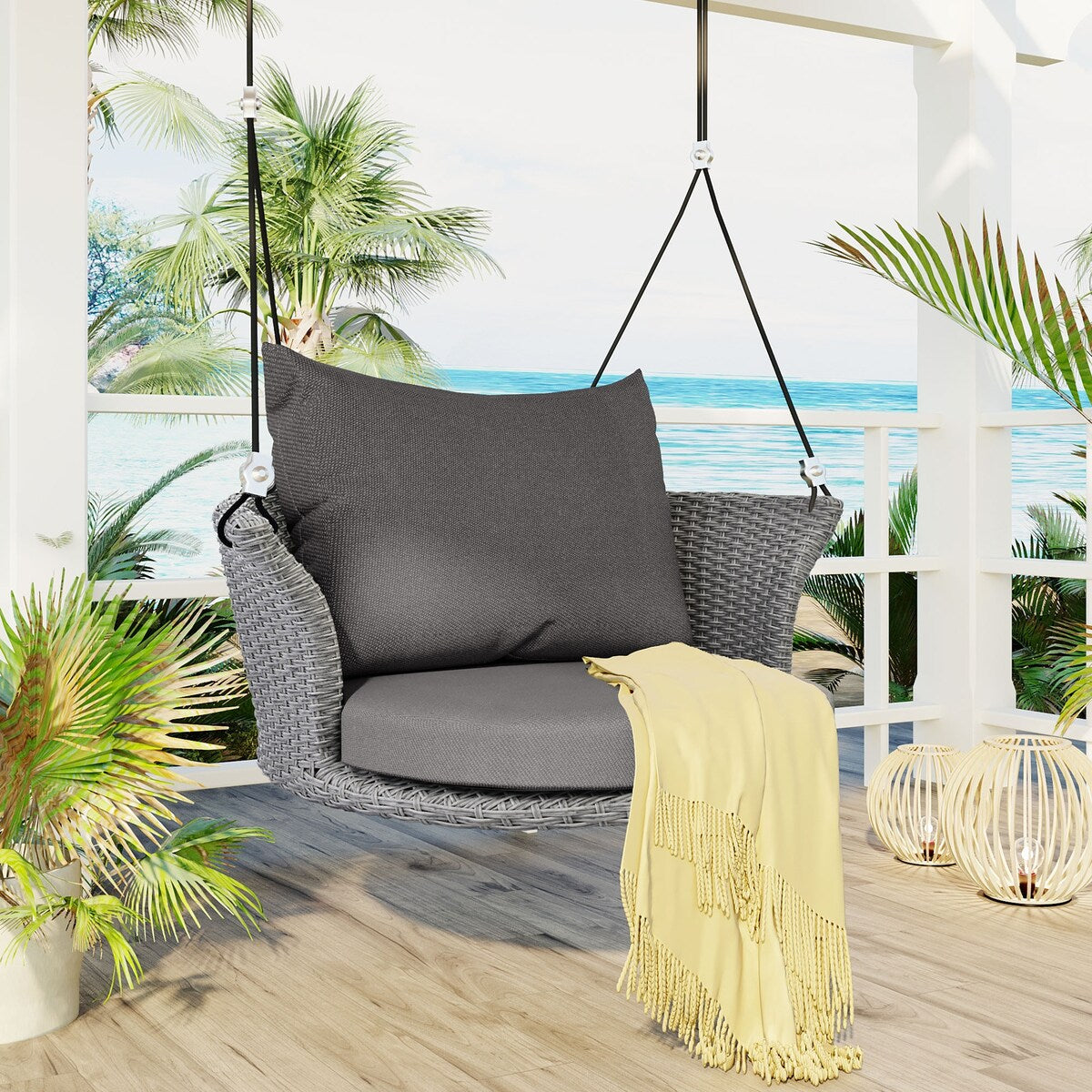 Single garden swing seat on sale