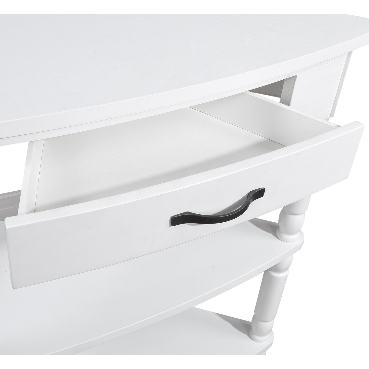 33.8"Small Triangle Corner Table,Wood Corner Side Table for Small Spaces,3 Tier End Corner Table with Solid Wood Legs