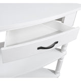 33.8"Small Triangle Corner Table,Wood Corner Side Table for Small Spaces,3 Tier End Corner Table with Solid Wood Legs