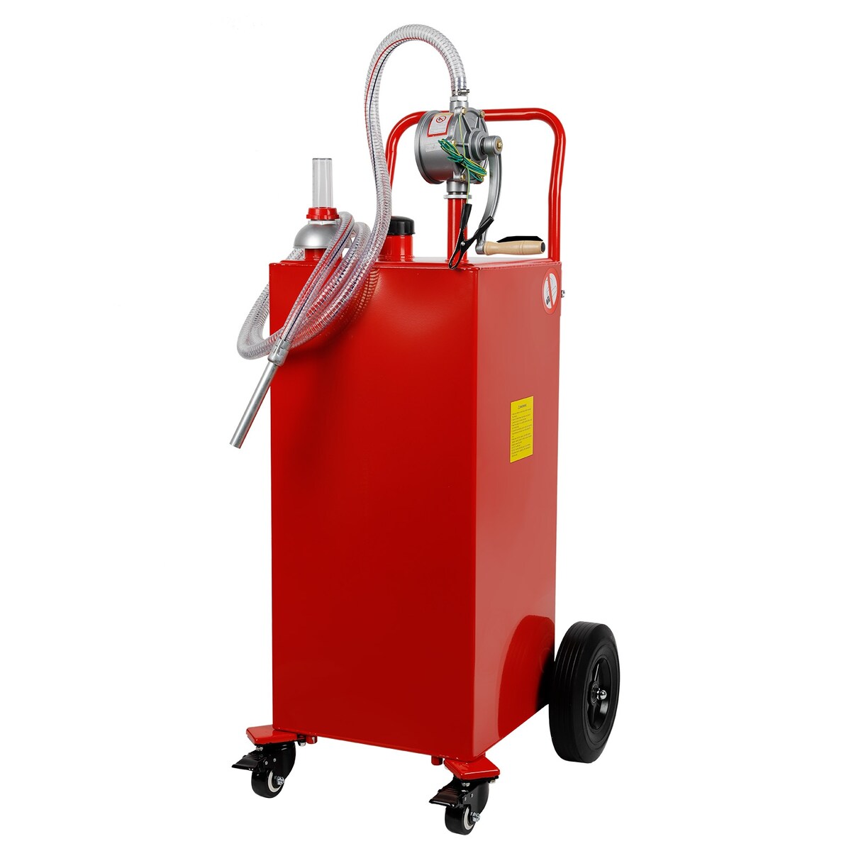 35 Gallon Gas Caddy Fuel Tank Storage Gasoline with Pump Red - 35 gal