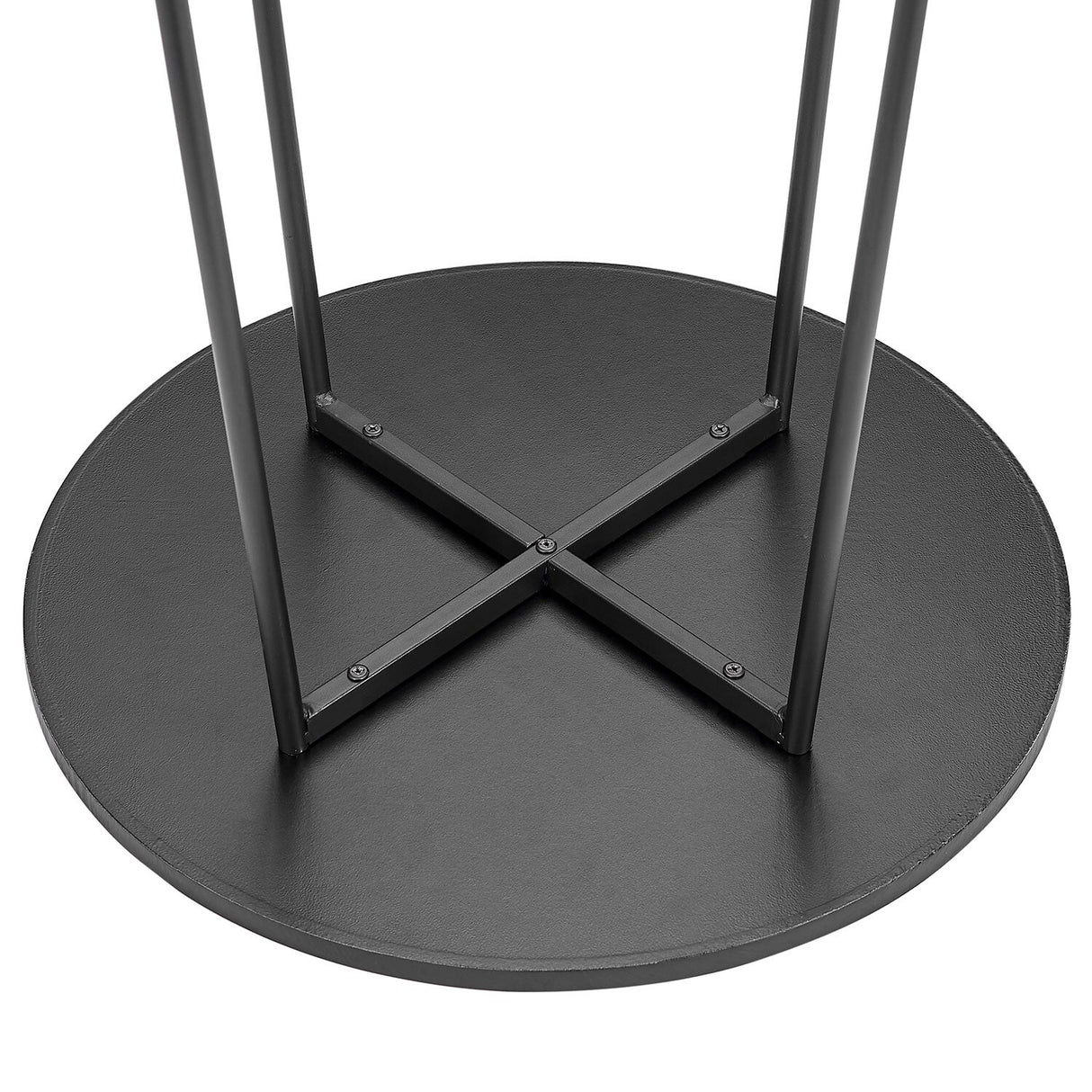 35.4'' High Round Bar Table, Industrial Style Wood Top Bistro Pub/Breakfast Table