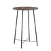 35.4'' High Round Bar Table, Industrial Style Wood Top Bistro Pub/Breakfast Table