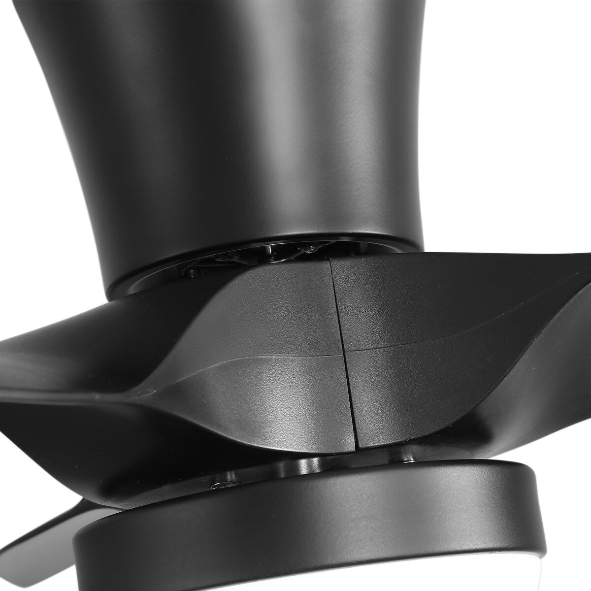 32 Inch Flush Mount LED Ceiling Fan with Lights Remote(3-Blade)