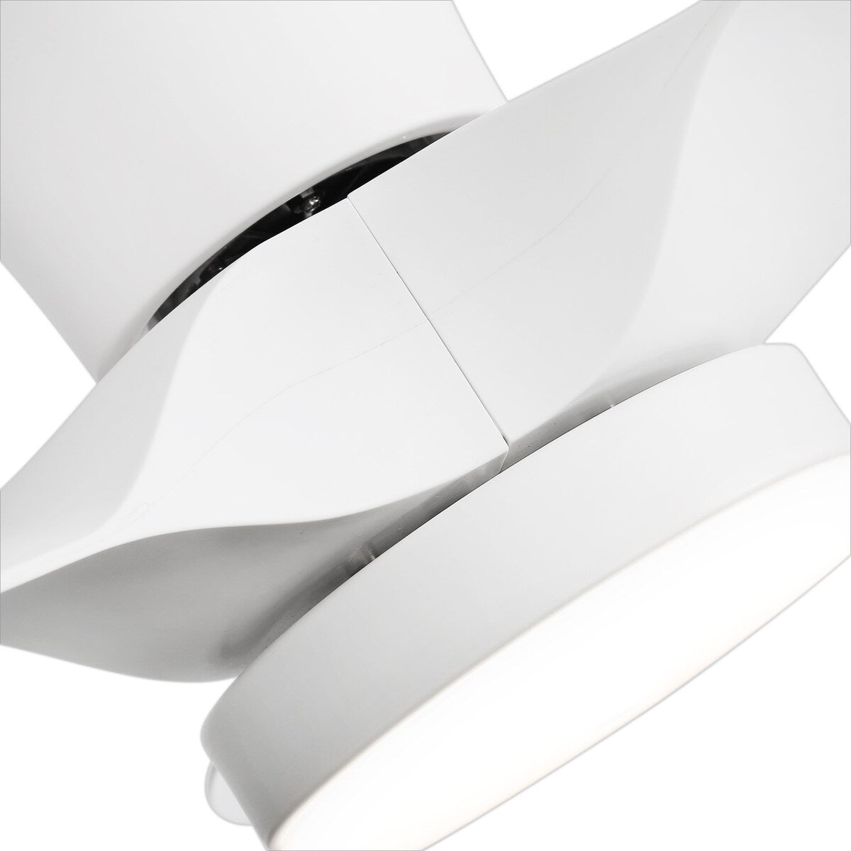 32 Inch Flush Mount LED Ceiling Fan with Lights Remote(3-Blade)