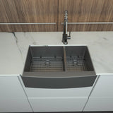 36 Inch Stainless Steel Double Bowl Farmhouse Kitchen Sink