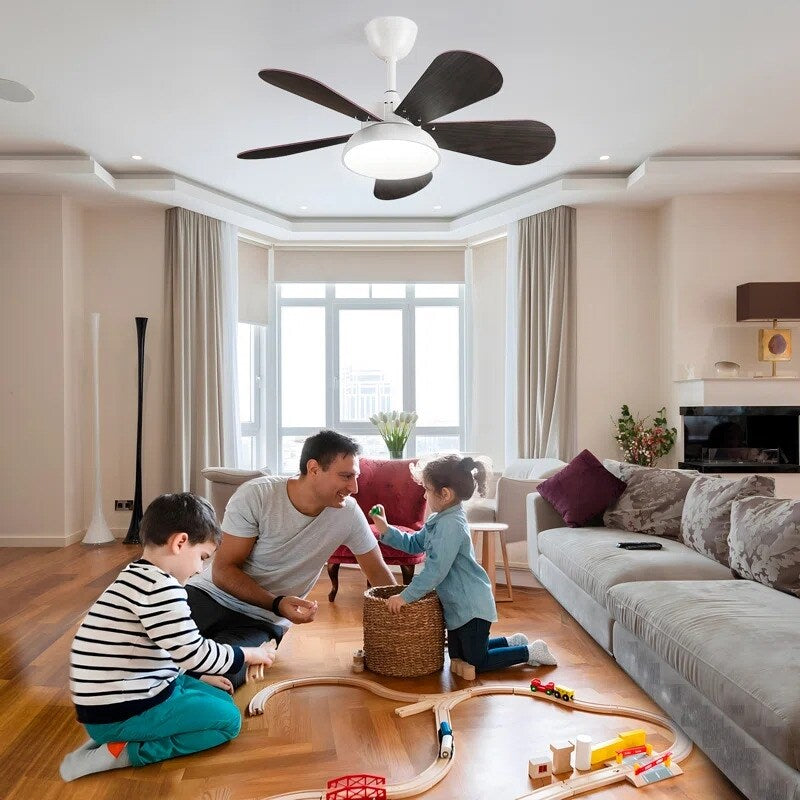 36 in. Dimmable LED Indoor/Outdoor White Smart Ceiling Fan with Light and Remote Without bulbs - N/A
