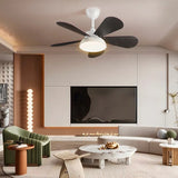 36 in. Dimmable LED Indoor/Outdoor White Smart Ceiling Fan with Light and Remote Without bulbs - N/A