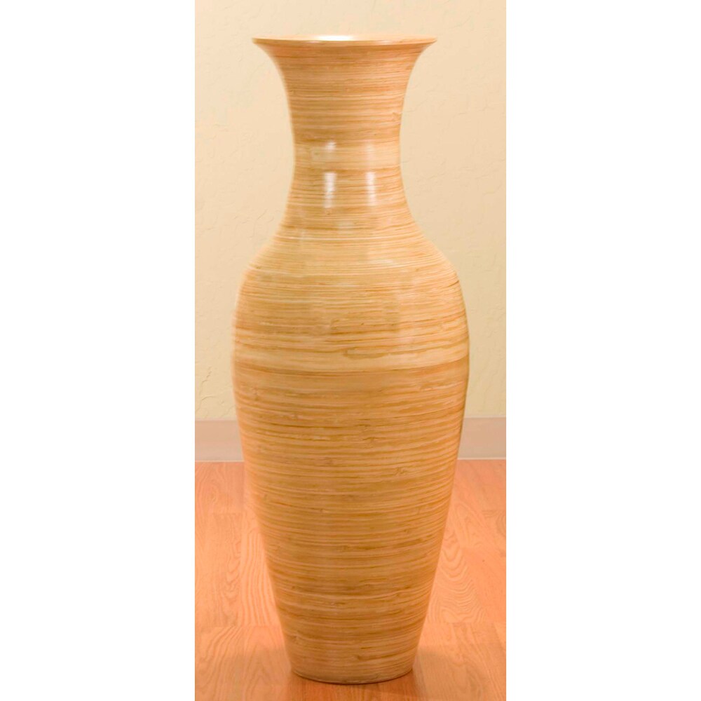 36-inch Bamboo Tall Floor Vase