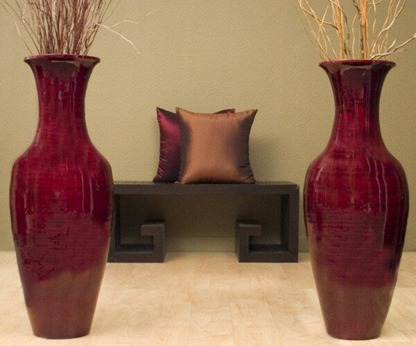36-inch Bamboo Tall Floor Vase
