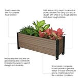 36-inch Trough Planter