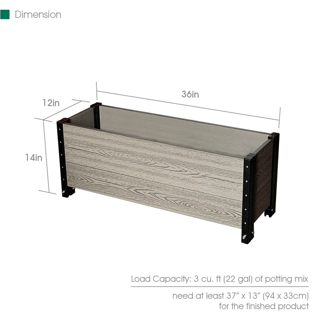 36-inch Trough Planter