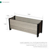 36-inch Trough Planter