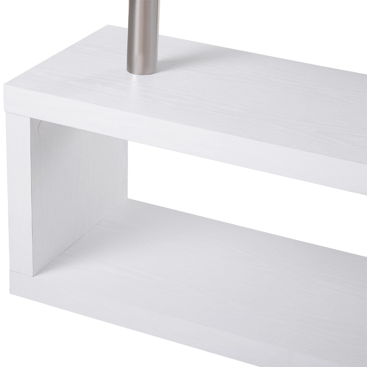 360 Degree 3-Tier L Shaped Rotating Corner Computer Desk