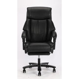 360 Degree Rotation Tall Back Black Leather Executive Office Chair