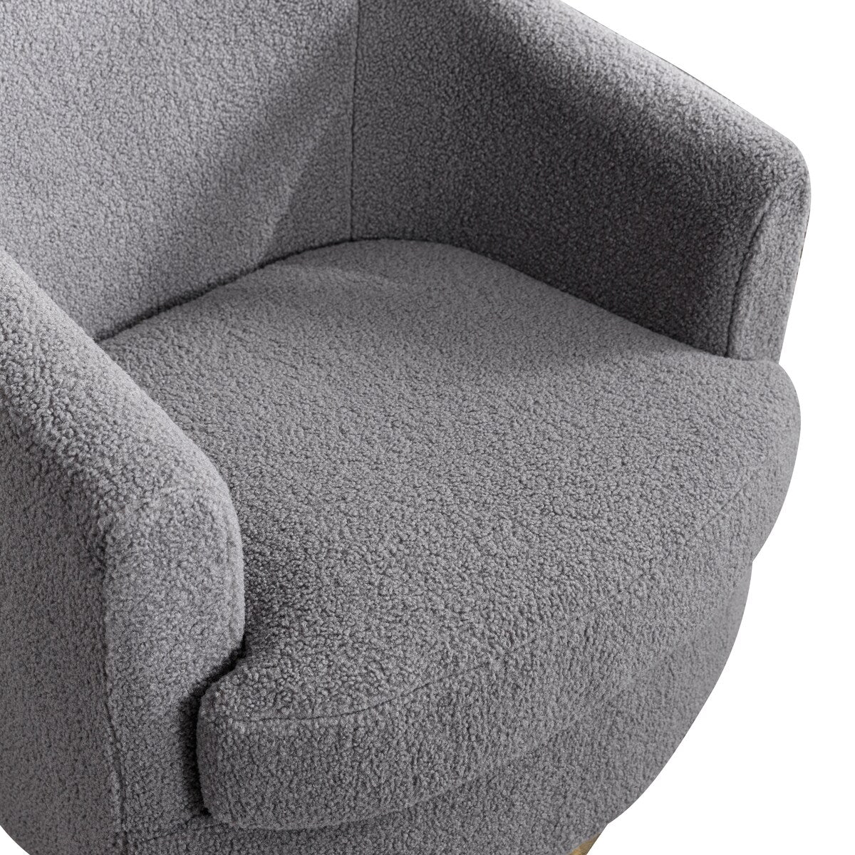 360 Degree Sloped Arm Sofa, Single Cushion Sofa for Living Room