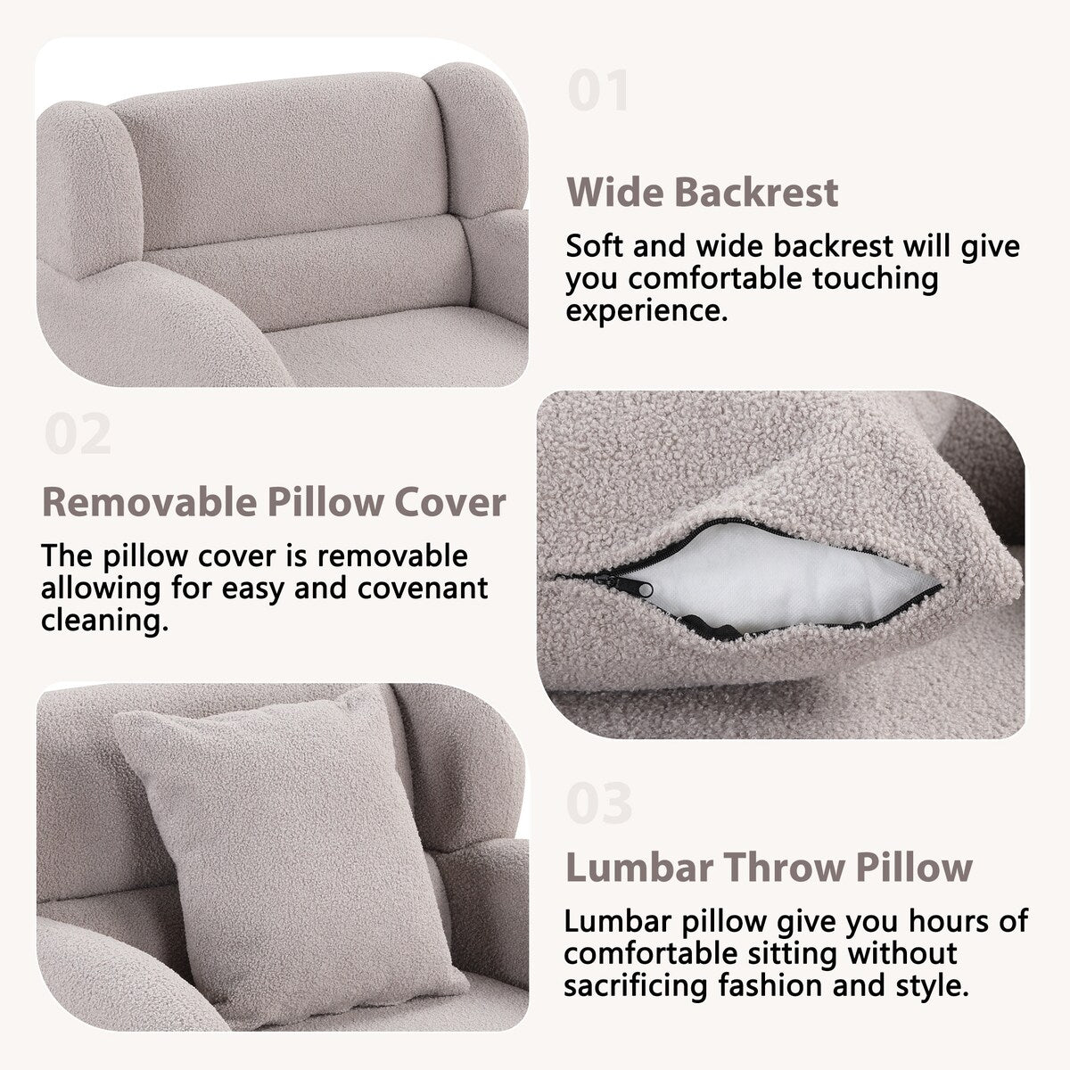 360 Degree Swivel Accent Chair With Ottoman,Armchair With Footstool