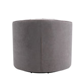 360-Degree Swivel Barrel Chair Comfy Tufted Back Accent Round Barrel Chair Leisure Chair for Living Room, Bedroom, Hotel