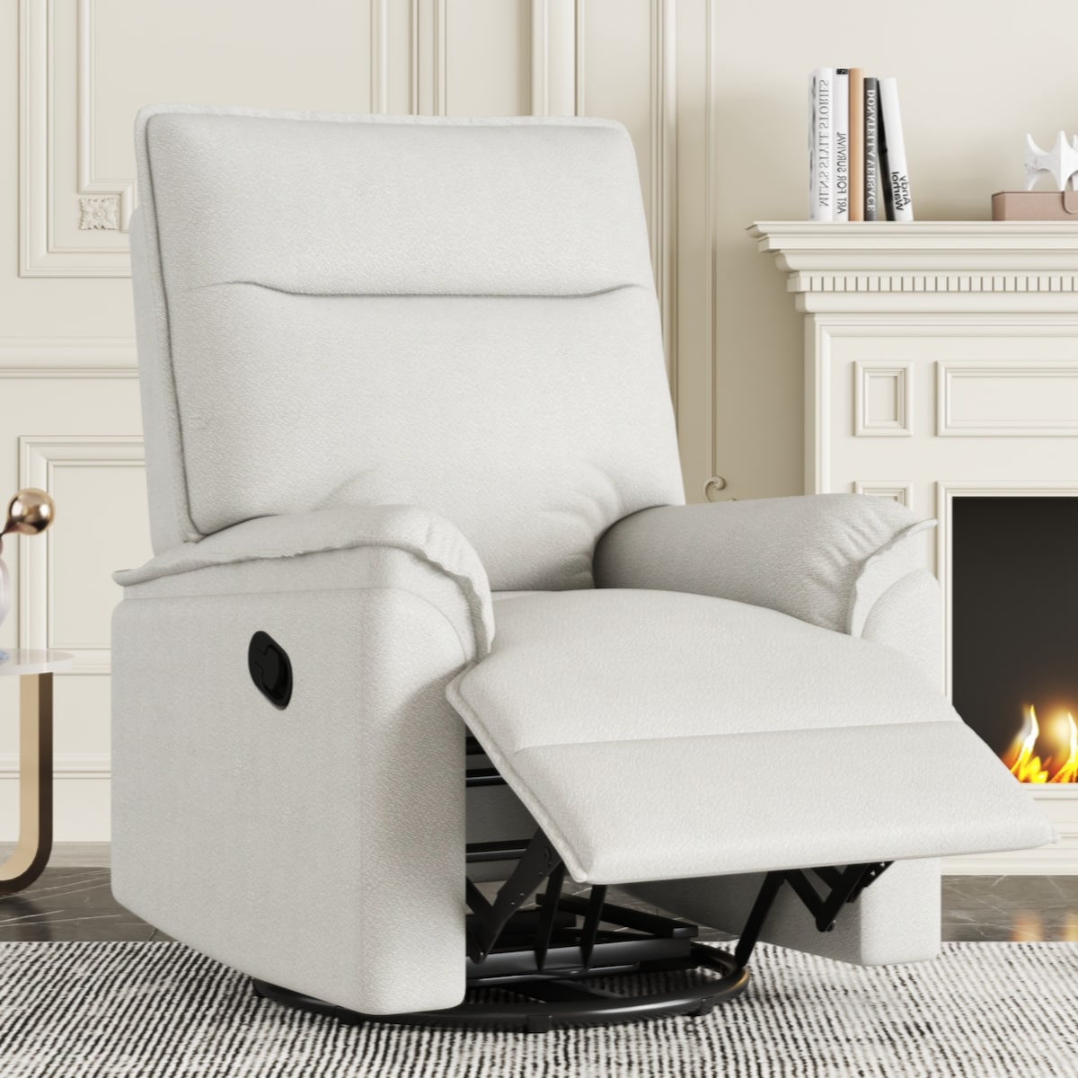 360 Degree Swivel Recliner Manual Recliner Chair Theater Recliner Sofa for Living Room