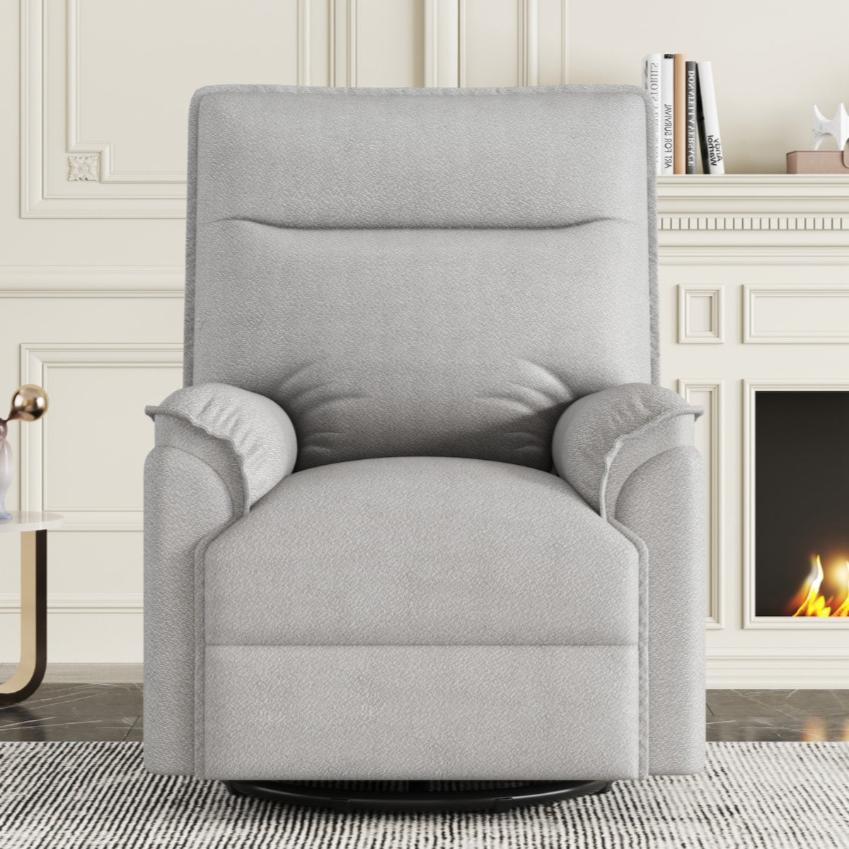 360 Degree Swivel Recliner Manual Recliner Chair Theater Recliner Sofa for Living Room