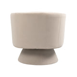 360 Degree Swivel Velvet Upholstered Barrel Sofa Chairs