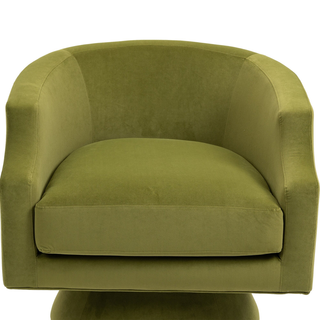 360 Degree Swivel Velvet Upholstered Barrel Sofa Chairs