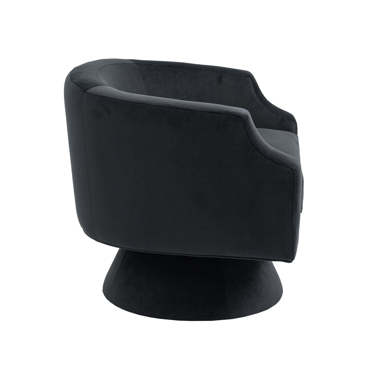 360 Degree Swivel Velvet Upholstered Barrel Sofa Chairs