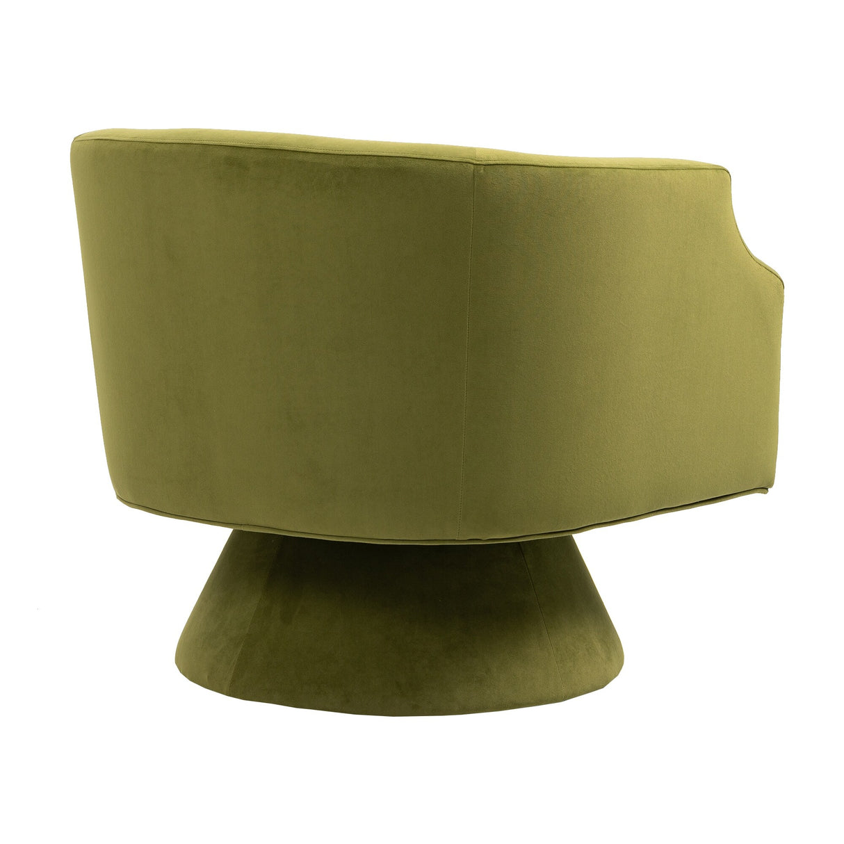 360 Degree Swivel Velvet Upholstered Barrel Sofa Chairs