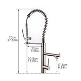 360-deg rotating kitchen faucet