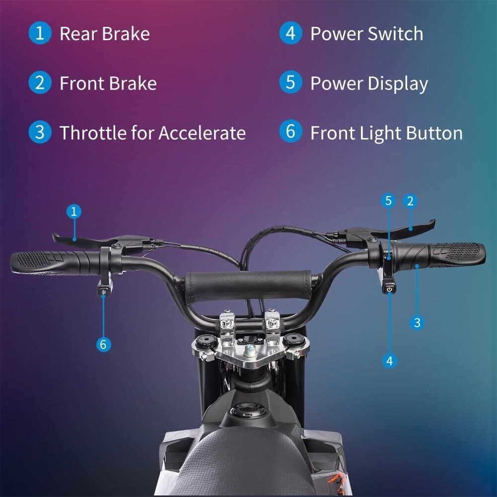 36V Electric Dirt Bike for Kids