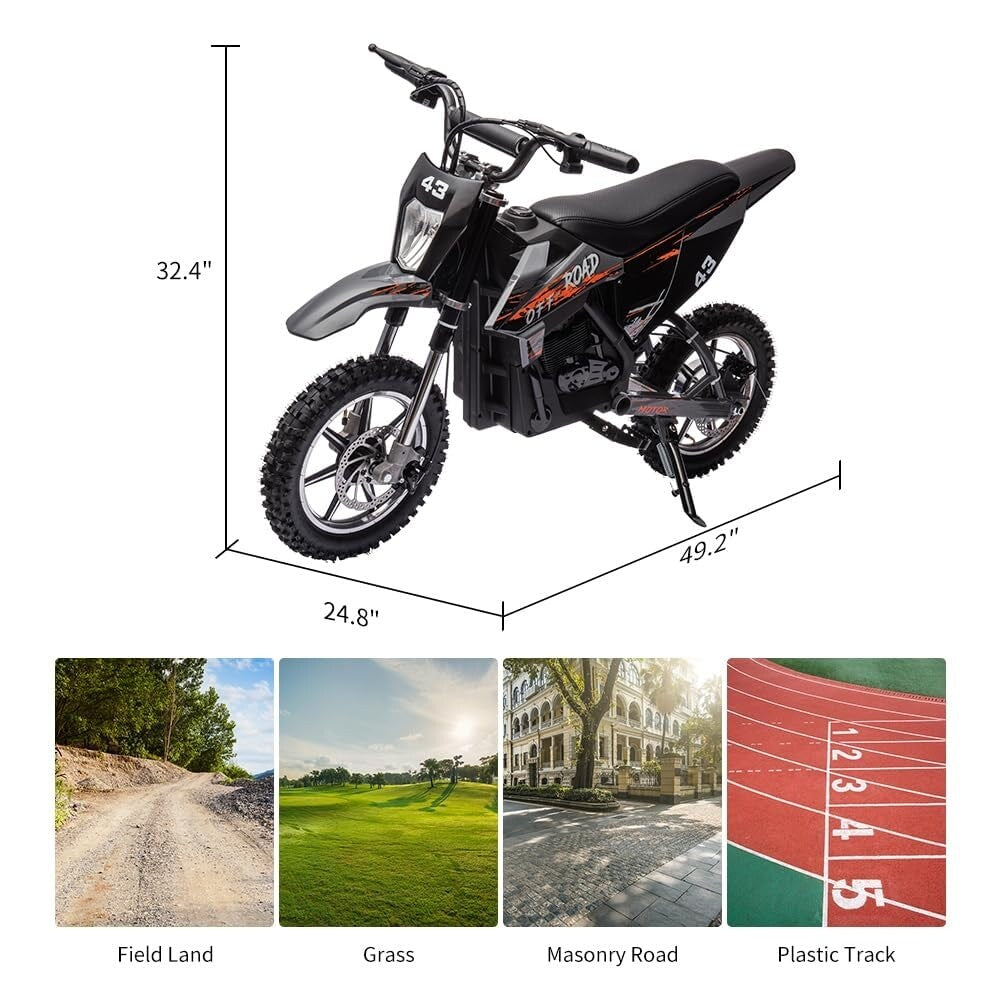 36V Kids Ride On Dirt Bike